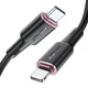 Кабель ACEFAST C2-01 Type-C to iP 3A, 20W, 1.2m silicone, zinc connectors, Black - изображение 1