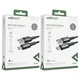 Кабель ACEFAST C1-04 USB to Type-C 3A, 1. 2m, nylon aluminum connectors, чорний - изображение 2