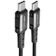 Кабель для зарядки телефона или ноутбука Type-C to Type-C ACEFAST C1-03 |60W, 3А, 120см| Черный - изображение 1