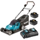 Газонокосарка акумуляторна Makita DLM432CT2 (43 см, 20-75 мм, 50 л, LXT) - зображення 1