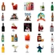 Набор наклеек Алкоголь Alcohol 50 шт - изображение 2
