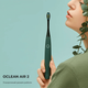 Электрическая зубная щетка Oclean Air 2 Electric Toothbrush Green (6970810551587) - изображение 2