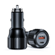 Автомобильное зарядное устройство Choetech (TC0010) 63W Dual USB-C 45w + USB-A 18w Fast Car Charger - изображение 1