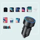 Автомобильное зарядное устройство для Choetech 2x USB Type C Power Delivery 3.0 QuickCharge 3.0 AFC 36W 2.4A черный (C0054) - изображение 4