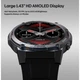 Тактические спортивные смарт-часы Smart Watch VIBE 7 Pro, Ultra HD AMOLED, функция Always on display, голосовой вызов, пульсометр, оксиметр, шагомер, режим спорт, водонепроницаемость, для мужчин, серебро, (001438760). - изображение 4