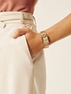 Женские часы Anne Klein AK/3882CHGB Золотые Кварцевый механизм - изображение 2