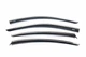 Volkswagen Passat B8 (2015-2023) Ветровики с хромированным молдингом SD (4 шт, Niken) - изображение 2
