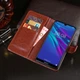 Чехол Idewei для Huawei Y6 2019 книжка кожа PU с визитницей коричневый - изображение 3