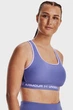Жіночий бузковий спортивний топ UA Crossback Mid Bra Under Armour XS 1361034-468 - изображение 1