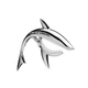 Каподастр ELIMA SHARK GC-02 SILVER - изображение 5