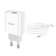 Сетевое зарядное устройство Hoco C81A Asombroso single port charger set (with micro-USB cable) White - изображение 6