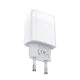 Сетевое зарядное устройство Hoco C72A Glorious single port charger set (with Type-C cable) White - изображение 6
