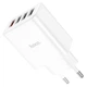 Сетевое зарядное устройство Hoco C102A Fuerza QC3.0 four-port charger White - изображение 4