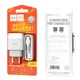 Сетевое зарядное устройство Hoco C73A Glorious dual port charger set (with Type-C cable) White - изображение 7
