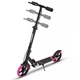 Самокат із ручним тормозом Razzo CITY 200 мм. алюмінієвий HUL1-200 Black/Pink - зображення 5