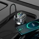 Адаптер автомобильный HOCO car BT FM transmitter E70 2USB/Type-C PD/QC 30W/3A black - изображение 6