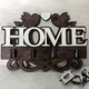 Ключница с фанеры с 4 крючками та брелками Home - изображение 2
