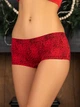 Трусики-шорты ISSA PLUS BL2-586 S/M Красные (issa2007682320677) - изображение 1