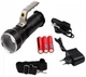 Мощный ручной фонарь прожектор диодный XML-T6 на аккумуляторе - изображение 2