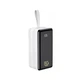 Зовнішній акумулятор REMAX Chinen Series 22.5W PD+QC Multi-compatible Fast Charging Power Bank with LED Light 80000mAh RPP-291 White - изображение 1