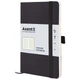 Книга записна Axent Partner Soft Skin 125x195 мм 96 аркушів чорна 8616-01-A - зображення 1