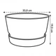 Горщик Elho greenville bowl 33cm світлий граніт 345877 - зображення 3