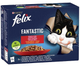 Mokra karma dla kotów Purina Felix Fantastic Mięsne smaki w galaretce 12 szt x 85 g (7613039758021) - obraz 1