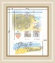 Фоторамка для марки F Пес Патрон "Glory to Ukraine" 17.5-21 під марку 12.4-12.4 багет: 1171-0061 перламутр із золотом (з глянцевим склом 1-1.5мм, паспарту біле, двп) EmojiFrame - зображення 6