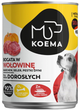 Mokra karma dla psów Koema Bogata w wołowinę 400 g (5907648373884) - obraz 1