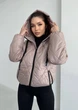 Женская демисезонная куртка стеганая с капюшоном KML 0002 L (48-50) Бежевый (K - 0002/3 B) - изображение 3