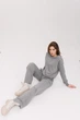 Женский повседневный костюм ONIOS Sweetsuit Серая олива S 7702800 - изображение 12