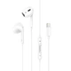 Навушники HOCO built-in microphone M1 Max 1.2м Lightning white - зображення 1
