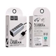 USB хаб HOCO HB1 4xUSB Line Machine Tarnish (USB перехідник, подовжувач) Grey (6957531038139) - зображення 5