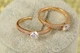 Кільце Xuping Jewelry тонке з боків доріжка з бортиками р 15 золотисте - зображення 2