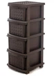 Пластиковый комод 4 ящика "Компакт Плюс" 86*40*34 см R-Plastic - изображение 3