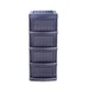 Комод r-plastic "компакт плюс" 4 яруса 34*40*86см, фиолет - изображение 3