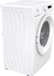 Пральна машина Gorenje з фронтальним завантаженням, інверторна, 7кг, 1200, A+++, глибина 46.5см, Дисплей, Білий (WNPI72SB) - изображение 3
