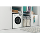 Стиральная машина Indesit фронтальная, 6кг, 1000, A+++, 43см, дисплей, люк черный, белый (OMTWSE61051WKUA) - изображение 4