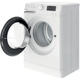 Стиральная машина Indesit фронтальная, 6кг, 1000, A+++, 43см, дисплей, люк черный, белый (OMTWSE61051WKUA) - изображение 11
