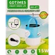 Лампа акумуляторна переносна GDTIMES GD-071 15W, microUSB (t8136) - зображення 2