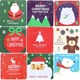 Мини-открытка Lesko Merry Christmas! 7 см для подарков новогодняя рандомные наборы - изображение 3