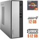 Компьютер Lenovo IdeaCentre 3 07ADA05 (90MV) SFF / AMD Ryzen 5 3500U (4(8) ядра по 2.1-3.7 GHz) / 12GB DDR4 / 512GB SSD M.2 / AMD Radeon Vega 8 Graphics / HDMI / Card Reader б/у - изображение 1
