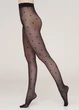 Фантазийные колготки с рисунком сердечко Giulia EVA 20 (1) 3 Black-nero, тонкие капроновые колготки - изображение 8