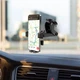 Автотримач для телефона Hoco CA83 David one-button center console car holder Black (6931474748423) - зображення 6