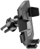 Автодержатель для телефона Hoco CA86 Davy one-button air outlet car holder Black (6931474751485) - изображение 3