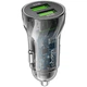 Автомобильное зарядное устройство с быстрой зарядкой QC3.0 HOCO Z47 |2USB, 20W| Черный - изображение 1