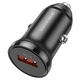 Автомобильное зарядное устройство с быстрой зарядкой QC3.0 + кабель Type-C BOROFONE BZ18 |USB/18W| Черный - изображение 4