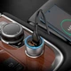 Автомобильное зарядное устройство с быстрой зарядкой + кабель Type-C HOCO NZ8 |USB/Type-C PD30W| Синий - изображение 5