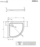 Душевой поддон Radaway Doros A Stone под камень 90x90 SDRA9090-01-04S - изображение 2