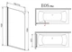 Шторка для ванни Radaway Eos PNJ 50 205102-101R права - зображення 4